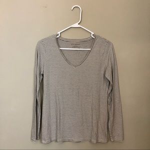 Black & White Ann Taylor Top